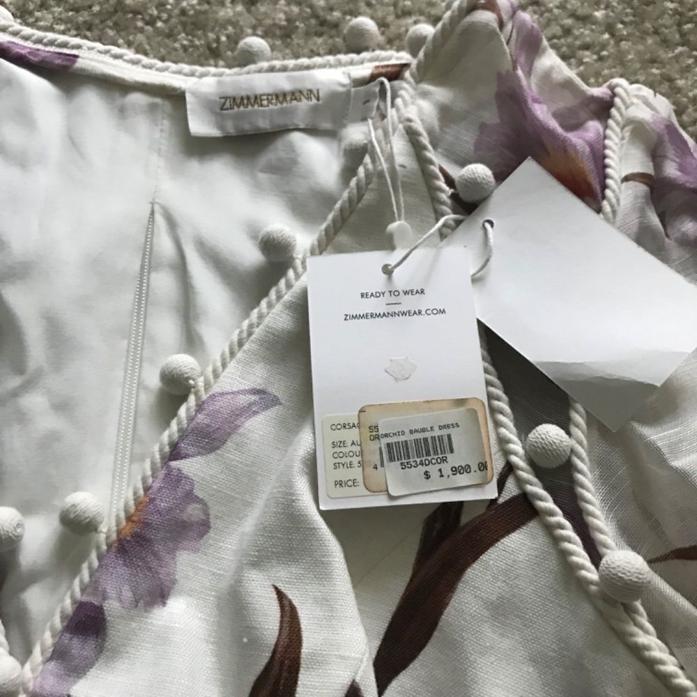 NWT Zimmermann corsage bubble dress - Picture 4 of 13